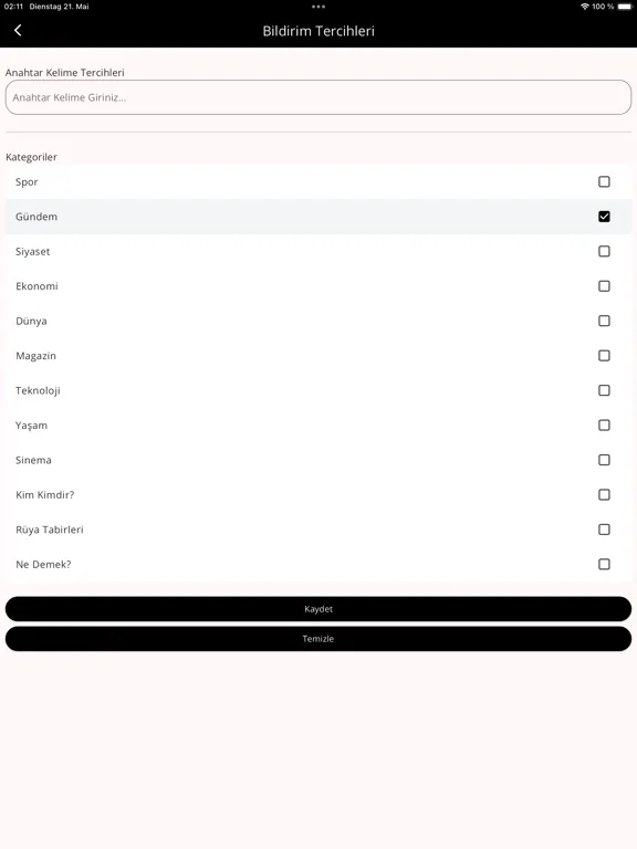Captures d'écran de Demokrasi Gazetesi iPad 