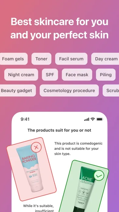 Personal Skincare Routine App应用截图