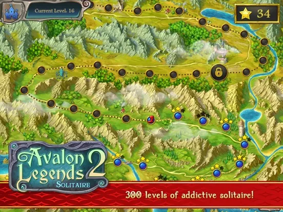 Avalon Legends Solitaire 2 (F) iPad  Screenshots