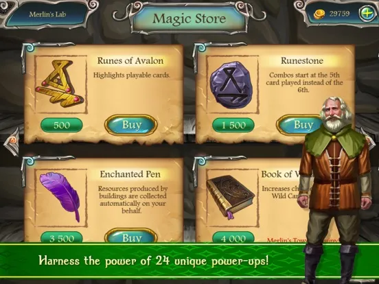 Avalon Legends Solitaire 2 (F) iPad  Screenshots