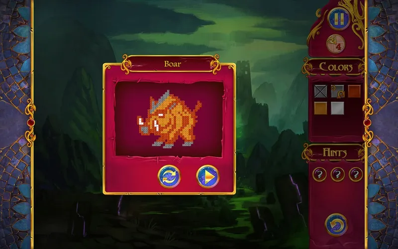 Capturas de tela do Mystery Mosaics