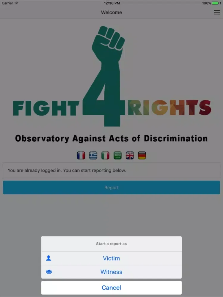 Zrzuty ekranu Fight 4 Rights iPad 