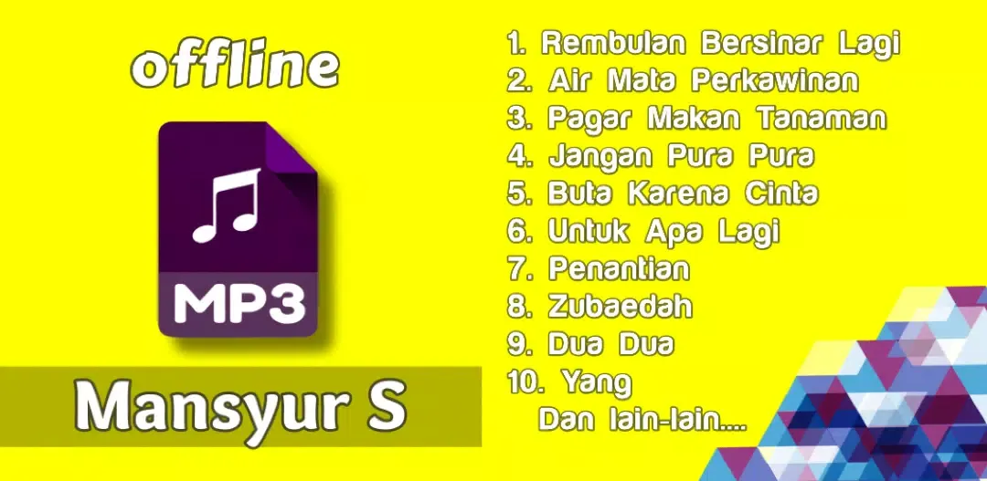 Mansyur S Mp3 Offline Screenshots
