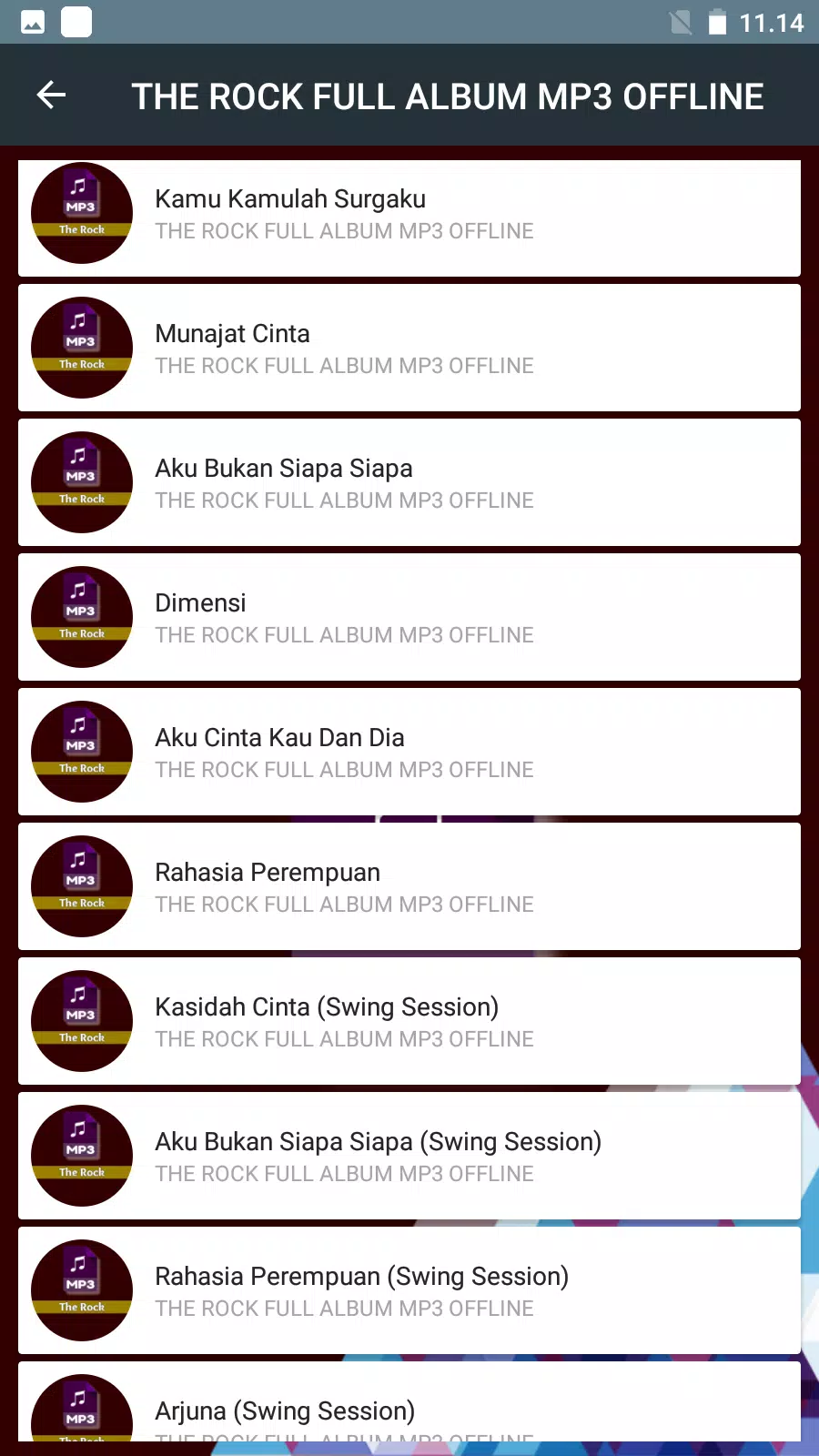 The Rock TRIAD Mp3 Offline Screenshots