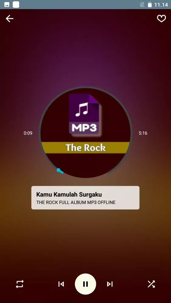 The Rock TRIAD Mp3 Offline 스크린샷