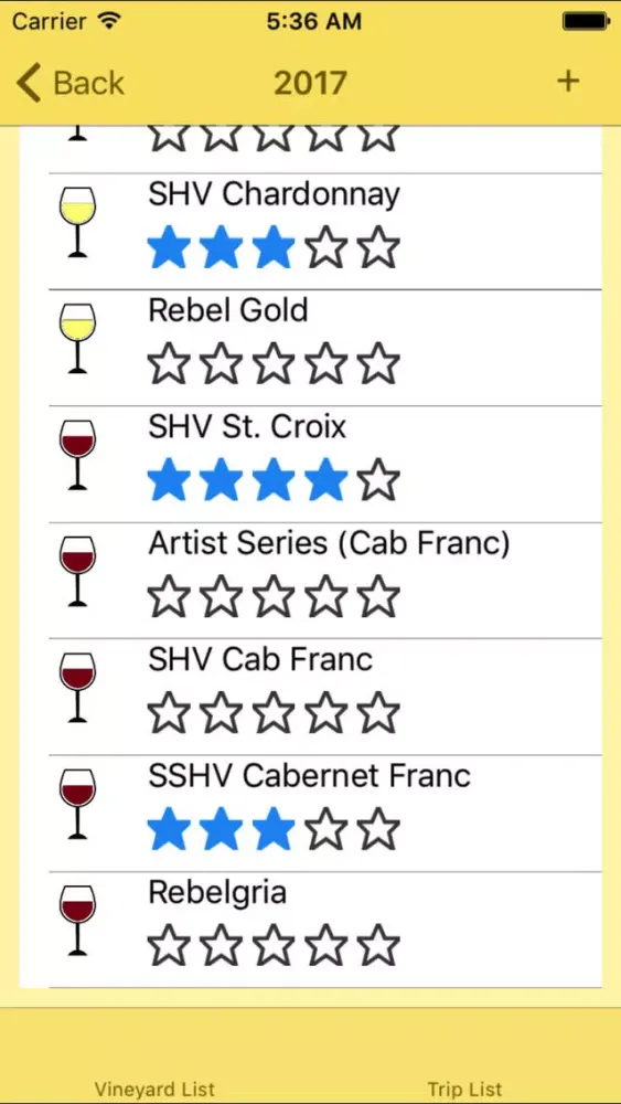 Скриншоты CT Wine Trail Companion