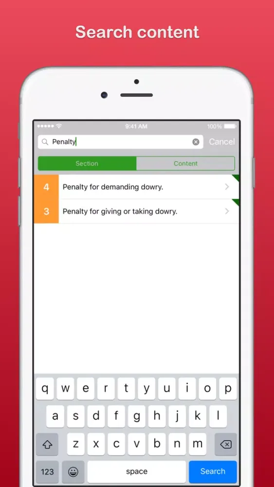 Screenshot di Dowry Prohibition Act
