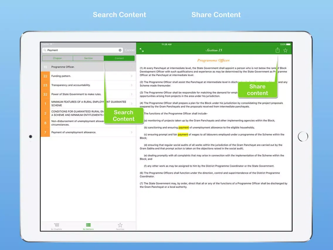 Скриншоты Mahatma Gandhi National Rural Employment Guarantee Act iPad 