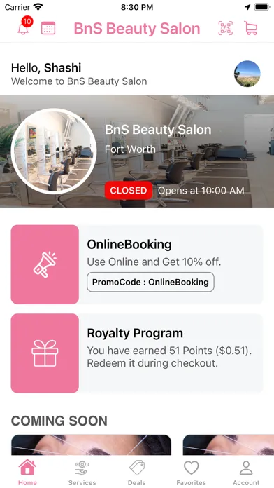 BNS Beauty Salon स्क्रीनशॉट