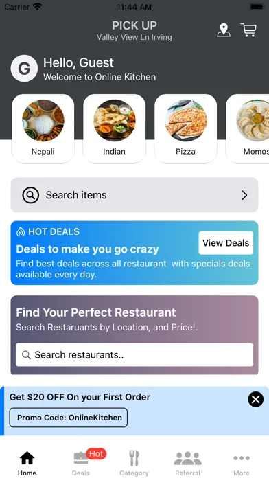 Capturas de pantalla de Online Kitchen
