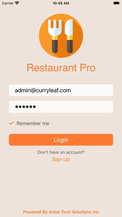 Smart Restaurant Pro スクリーンショット