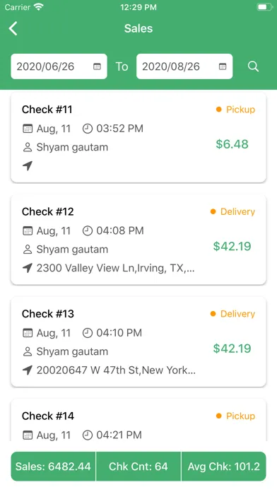 Скриншоты Retail POS System