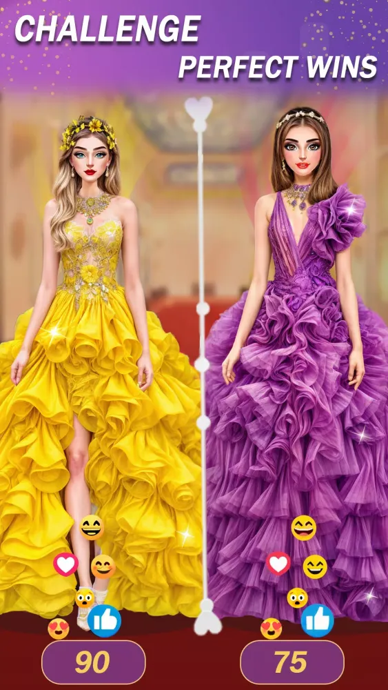 ภาพหน้าจอของ Princess Dressup: Makeup Games