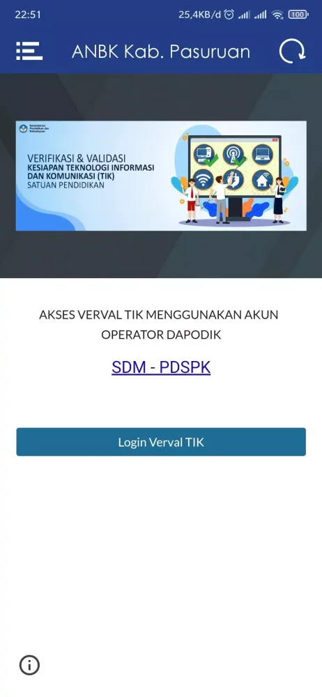 Capturas de tela do ANBK Kab. Pasuruan