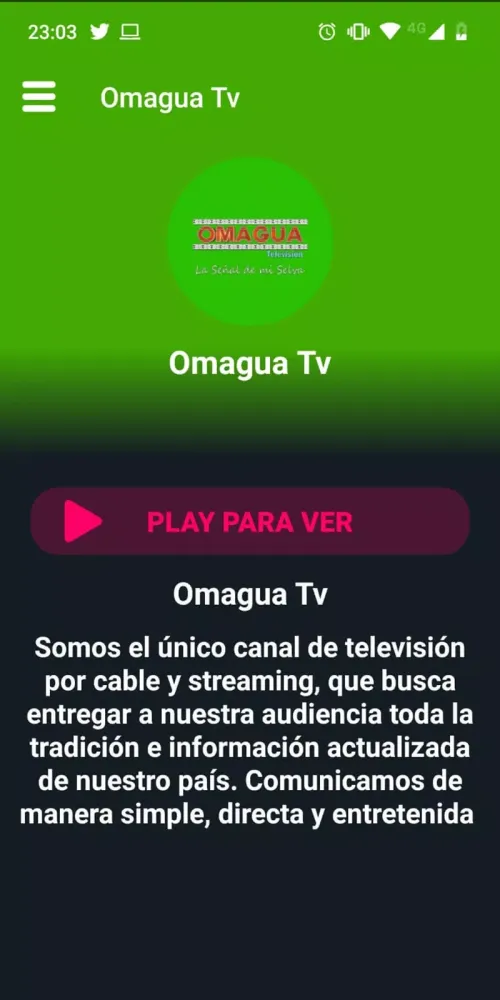 Omagua Tv Screenshots