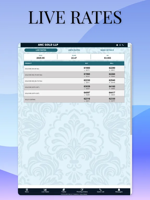 ANC GOLD LLP iPad  سکرین شاٹس