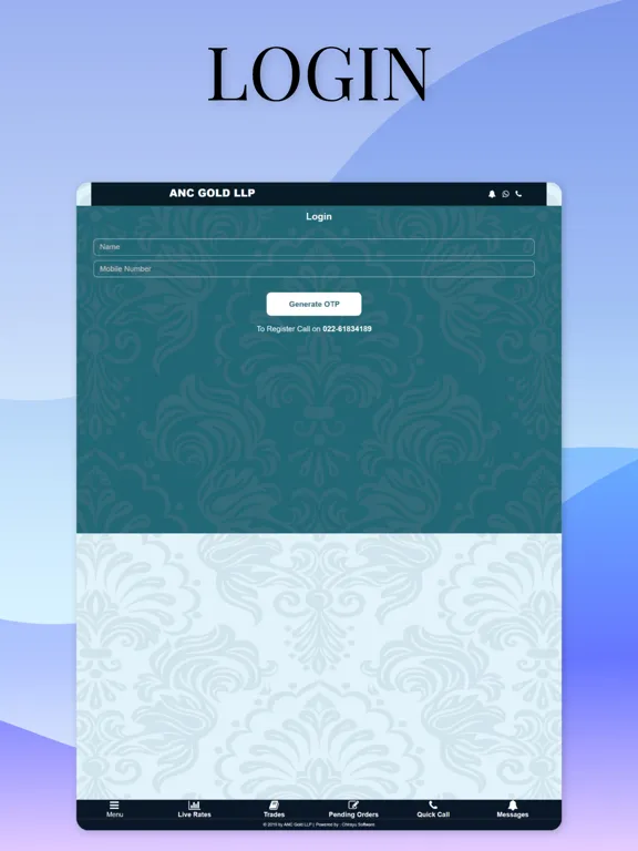 ANC GOLD LLP iPad  سکرین شاٹس