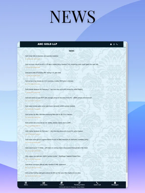 ANC GOLD LLP iPad  سکرین شاٹس