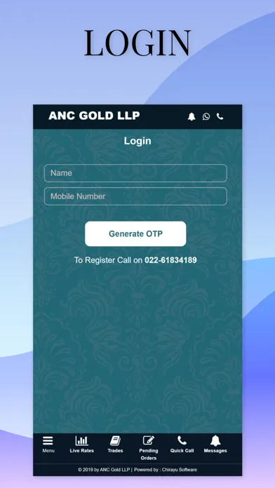 ANC GOLD LLP سکرین شاٹس