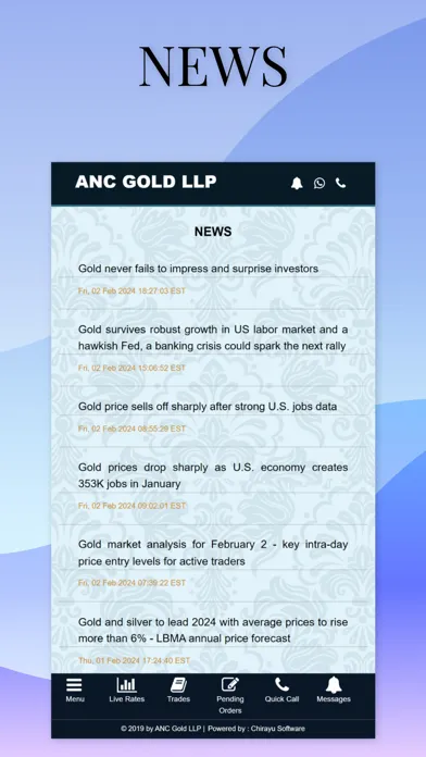 ANC GOLD LLP سکرین شاٹس
