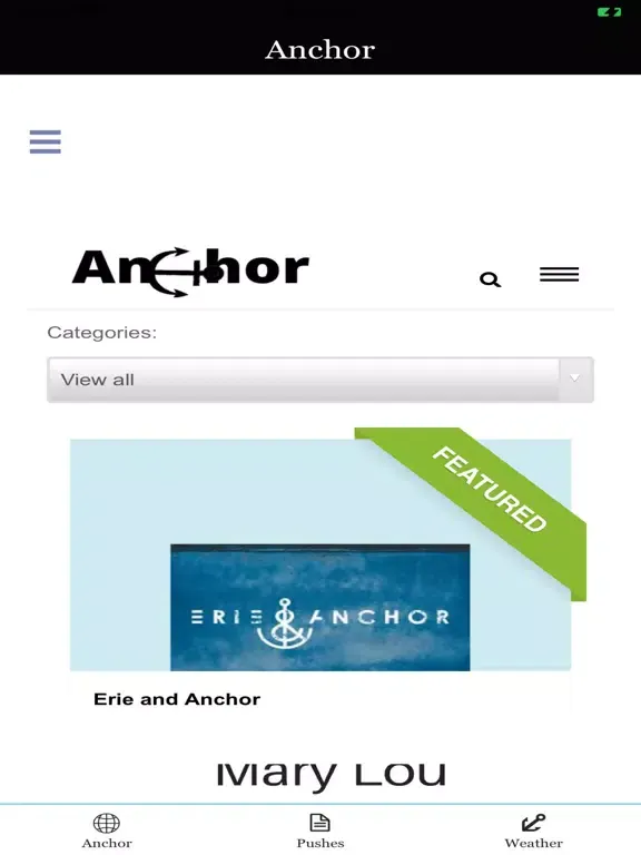 Anchor. iPad  Ekran Görüntüleri