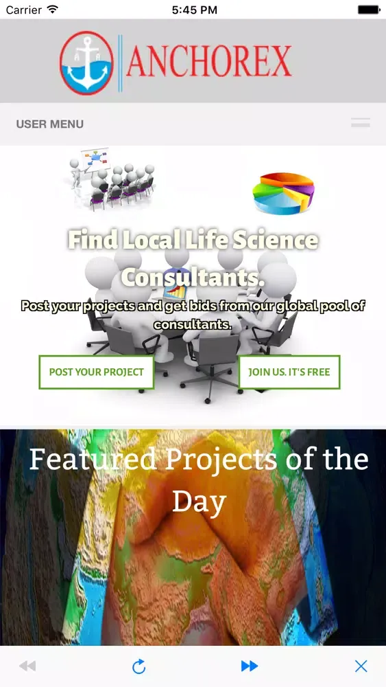 Anchorex - Hire On-Demand Life Science Consultants स्क्रीनशॉट