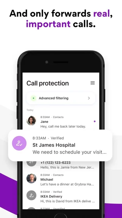 Tangkapan skrin Robo Shield Spam Call Blocker