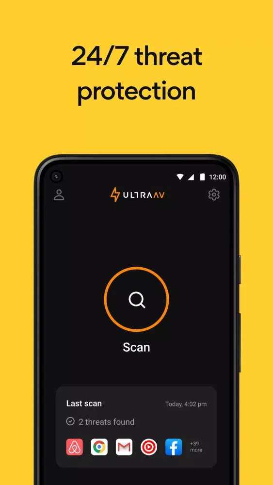 Captures d'écran de UltraAV: Antivirus Security