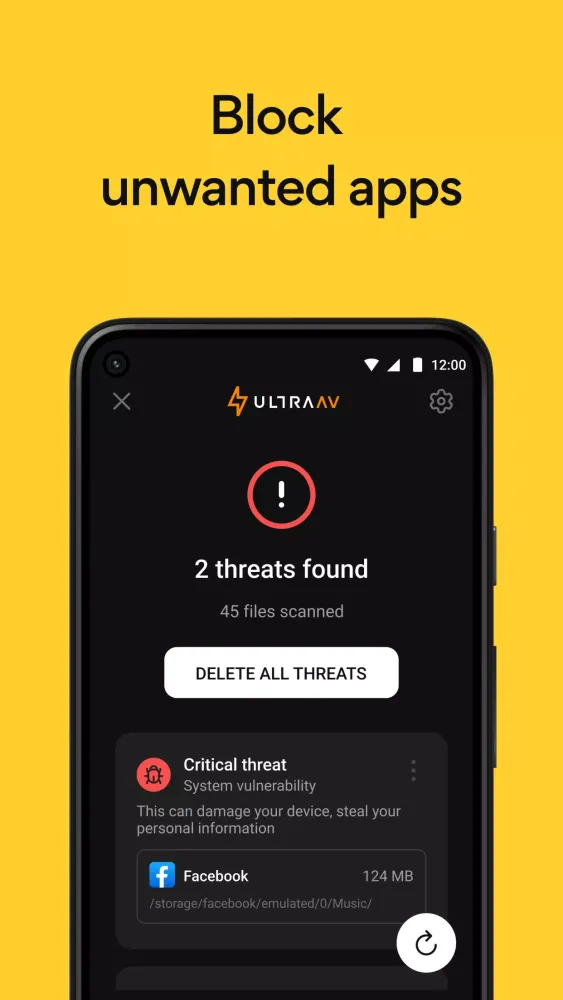 Captures d'écran de UltraAV: Antivirus Security