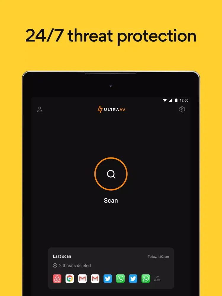 Captures d'écran de UltraAV: Antivirus Security
