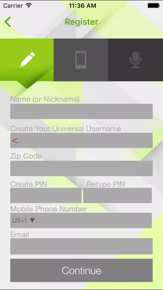 Captures d'écran de Anchor ID Mobile