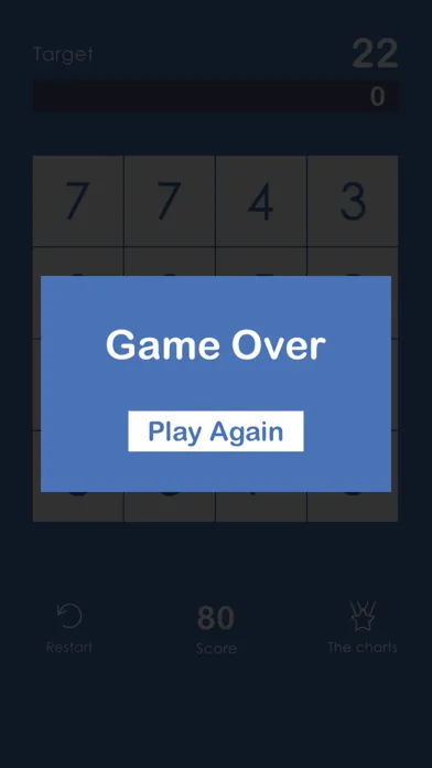 Ảnh chụp màn hình của lineup - challenging math games