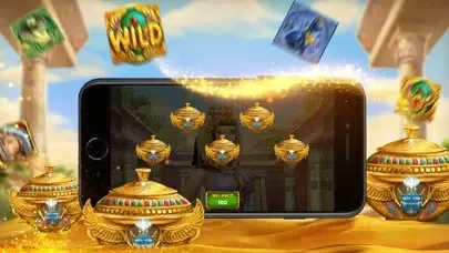 Tangkapan skrin Cleopatra's Gold Pyramid