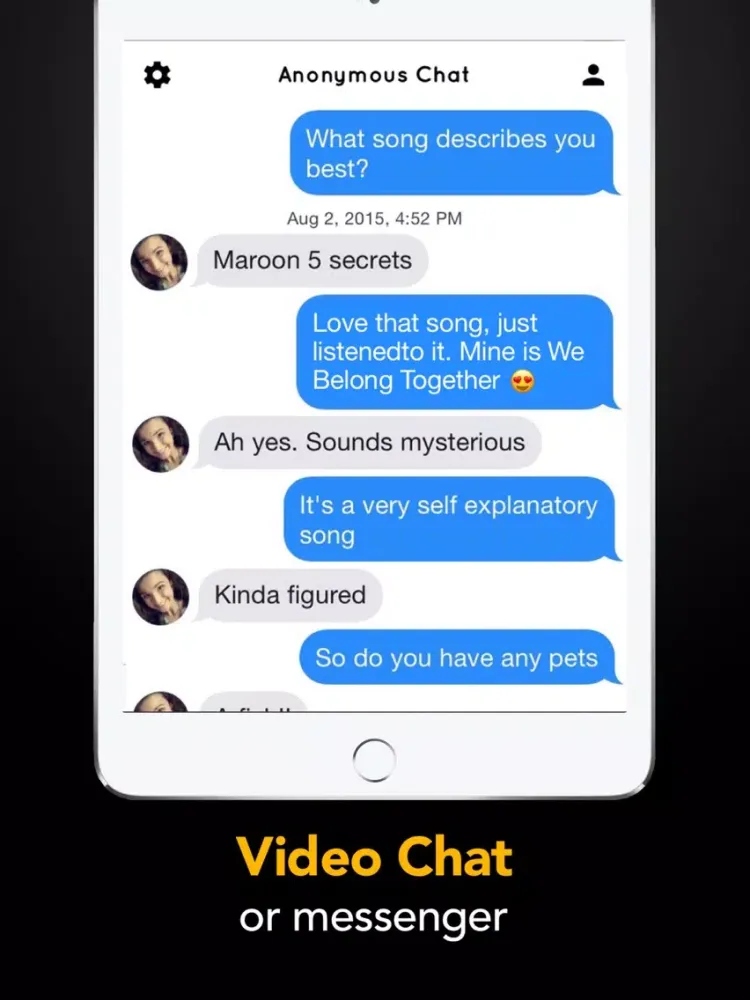 Talk to Strangers : Video Chat iPad  스크린샷