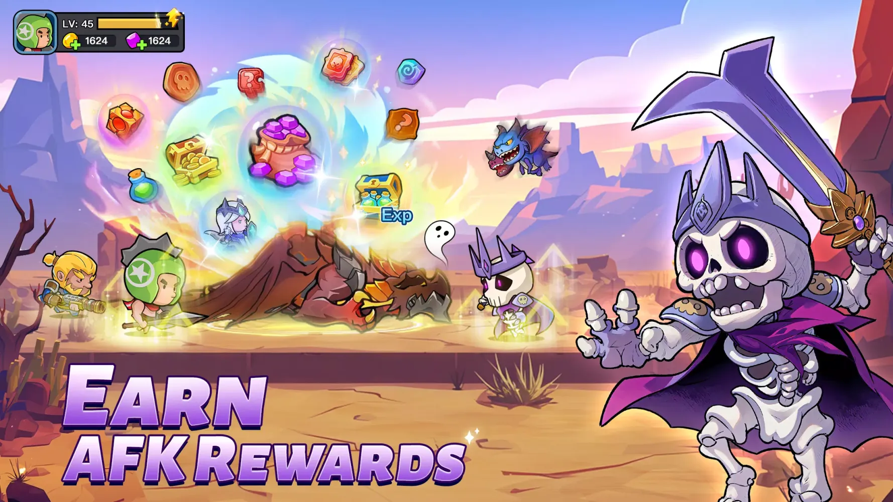 Mini Heroes: Magic Throne應用截圖