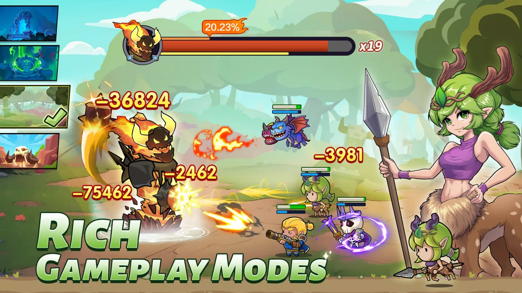 Mini Heroes: Magic Throne應用截圖