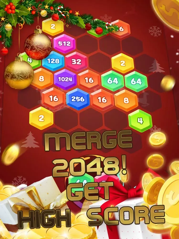 Crazy Xmas 2048 iPad  Screenshots