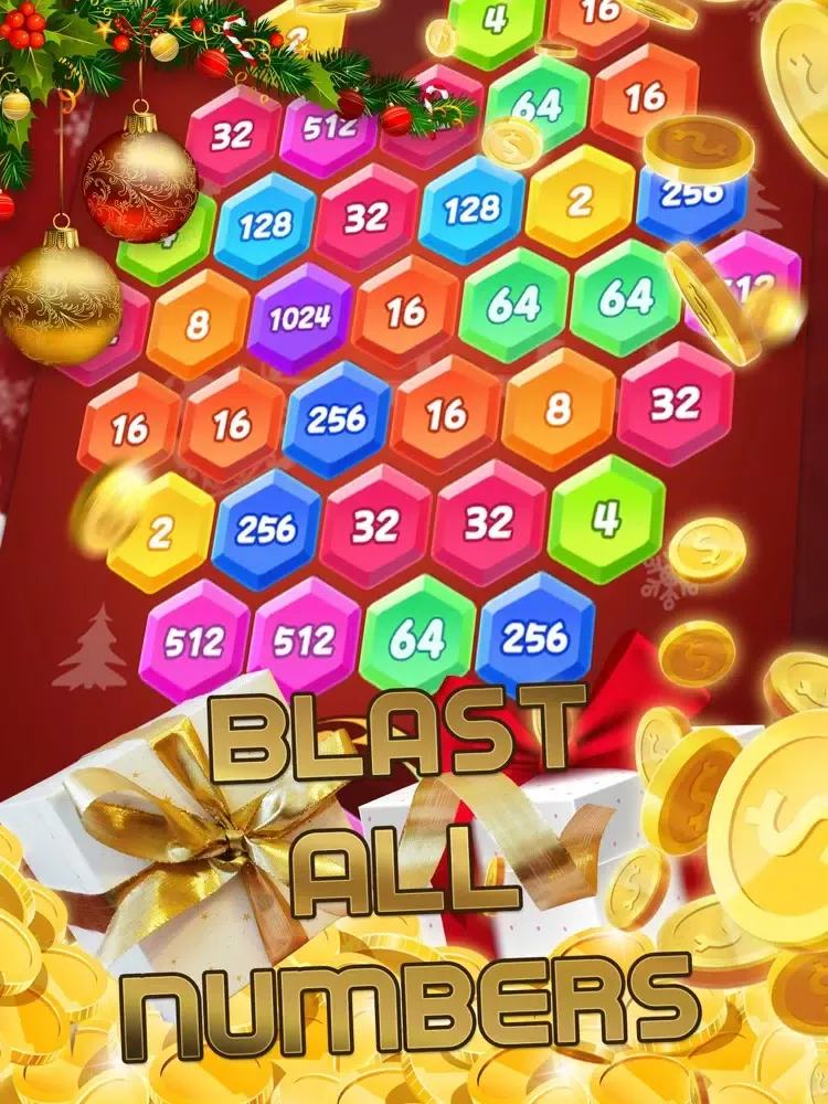 Crazy Xmas 2048 iPad  Screenshots