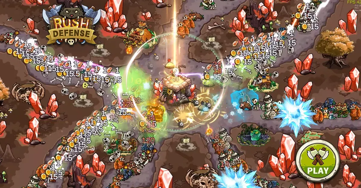 Rush defense: idle TD Screenshots
