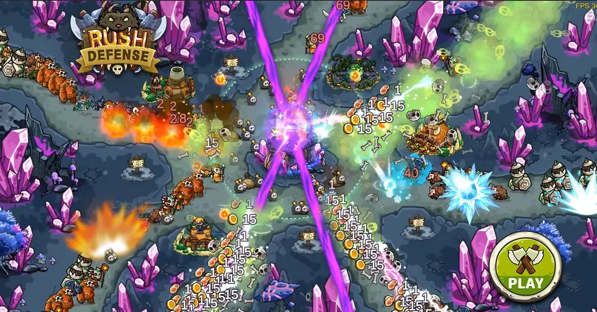 Rush defense: idle TD Screenshots