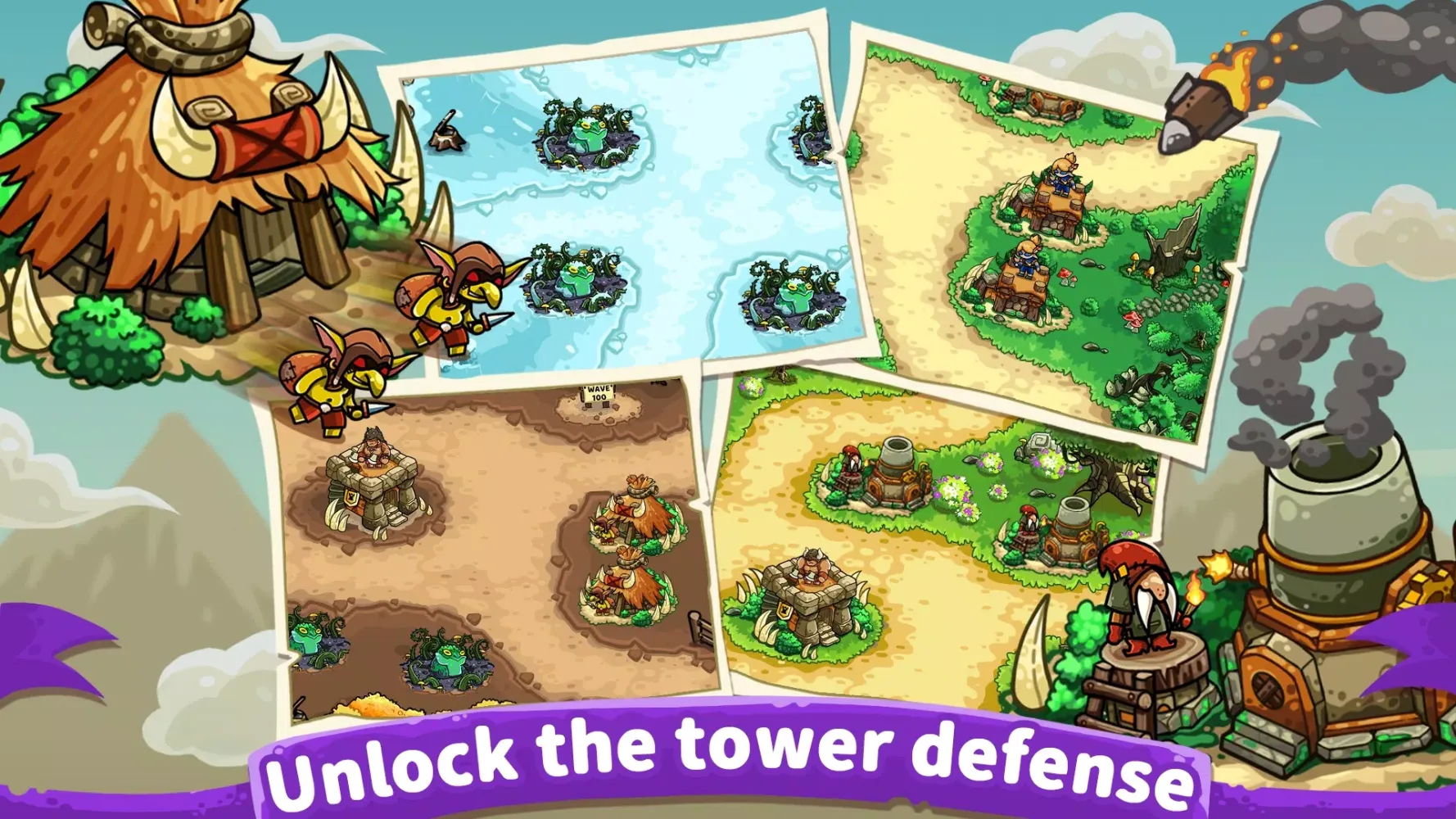 Rush defense: idle TD Screenshots