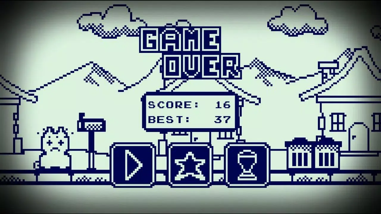 Tangkapan skrin Retro Cat Runner