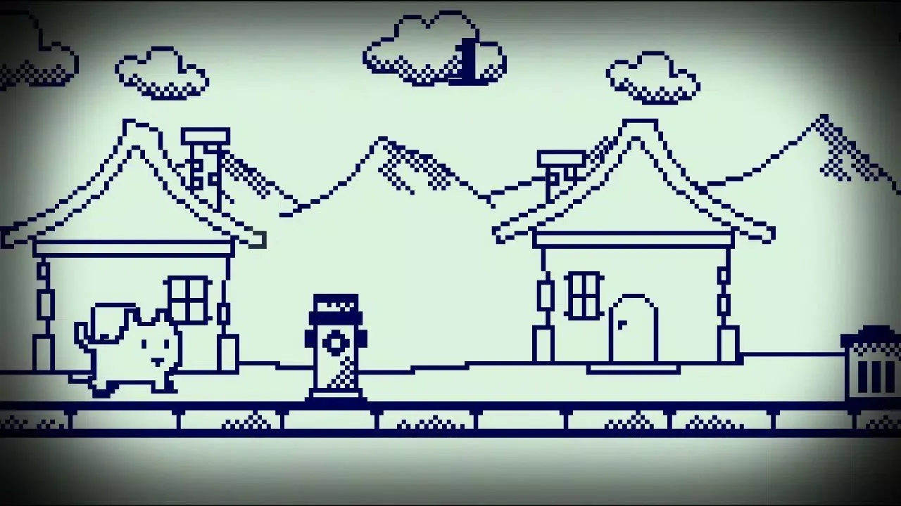 Tangkapan skrin Retro Cat Runner