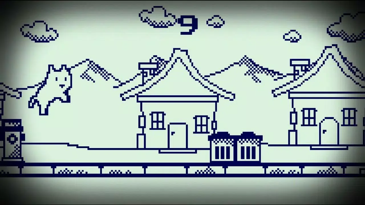 Tangkapan skrin Retro Cat Runner