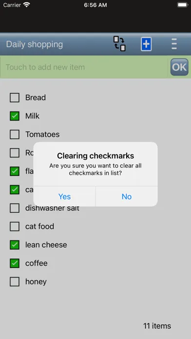 Captures d'écran de BRING! Shopping list