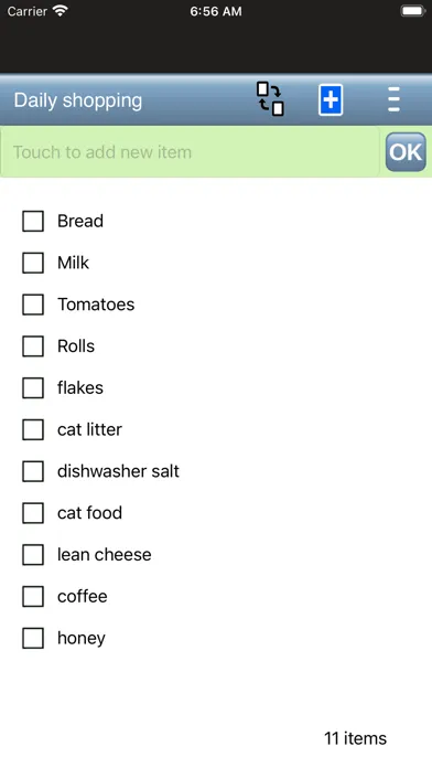 Captures d'écran de BRING! Shopping list