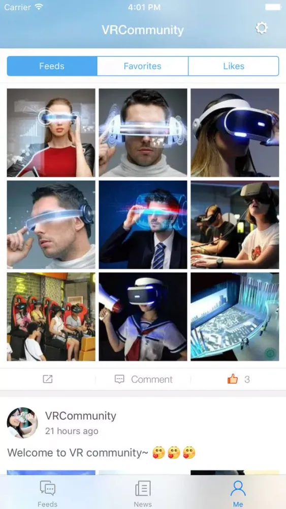 VRCommunity - The worldwide VR(virtual reality) community and VR player Screenshots