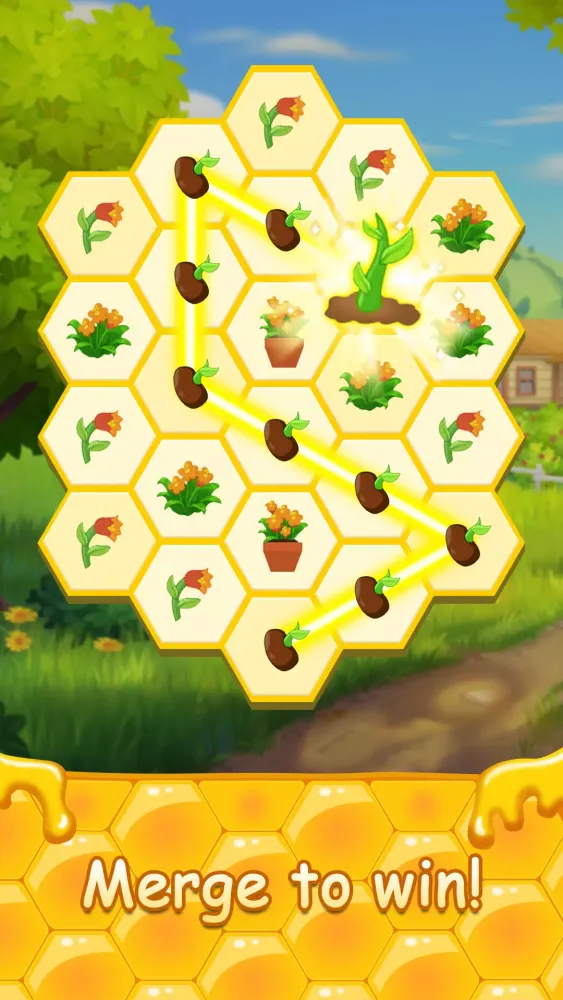 Honey Bottles - merge puzzle Screenshots