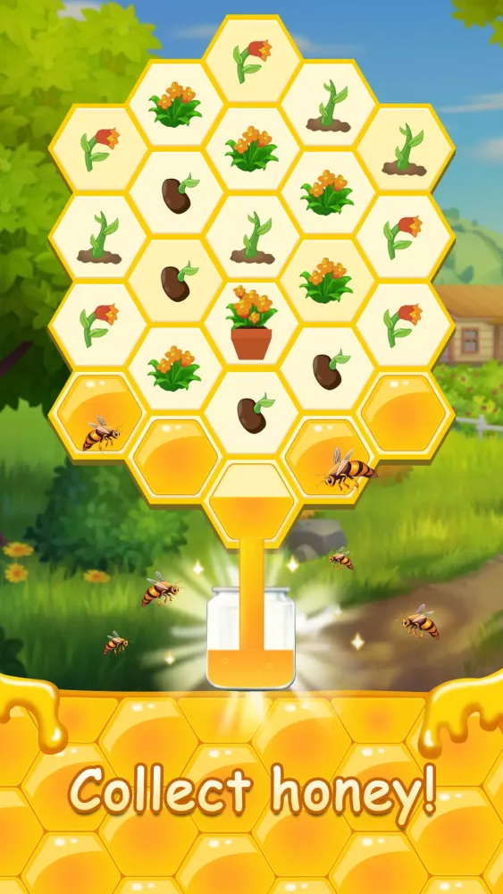 Honey Bottles - merge puzzle Screenshots