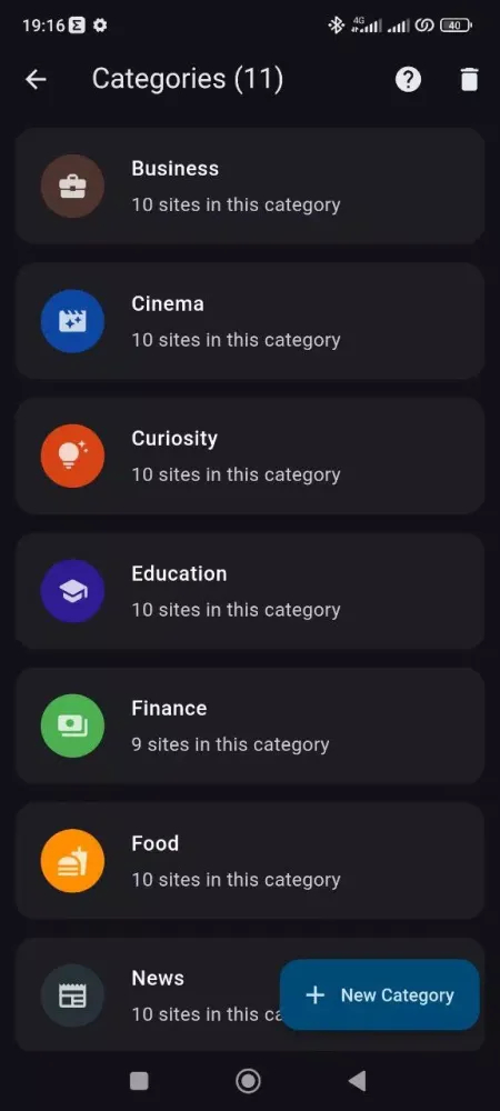 Aggregator News Screenshots
